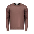 Coveri Moving Brown Viscose Men's Sweater