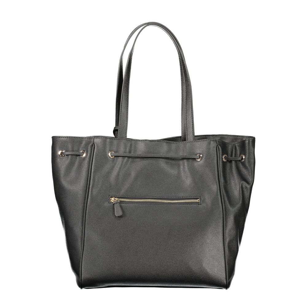 Guess Jeans Nero Poliuretano Handtasche für Damen