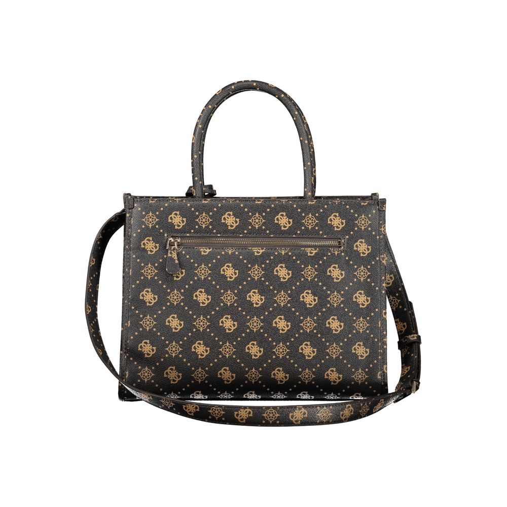 Guess Jeans Handtasche aus Polyurethan in Marrone für Damen