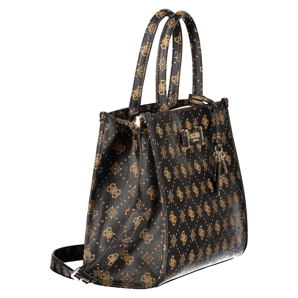 Guess Jeans Handtasche aus Polyurethan in Marrone für Damen