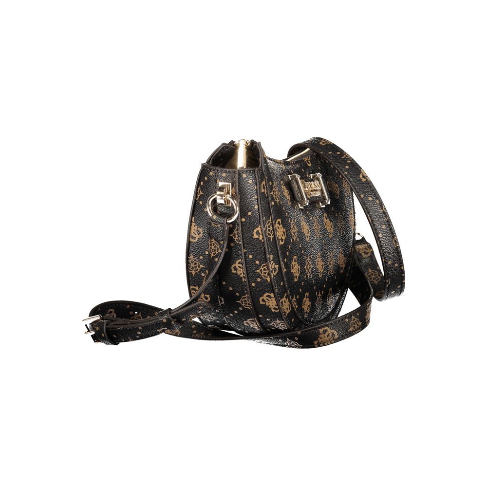 Guess Jeans Damenhandtasche aus Polyurethan in Marrone