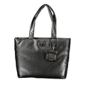 Guess Jeans Schwarze Damen-Handtasche aus Polyurethan