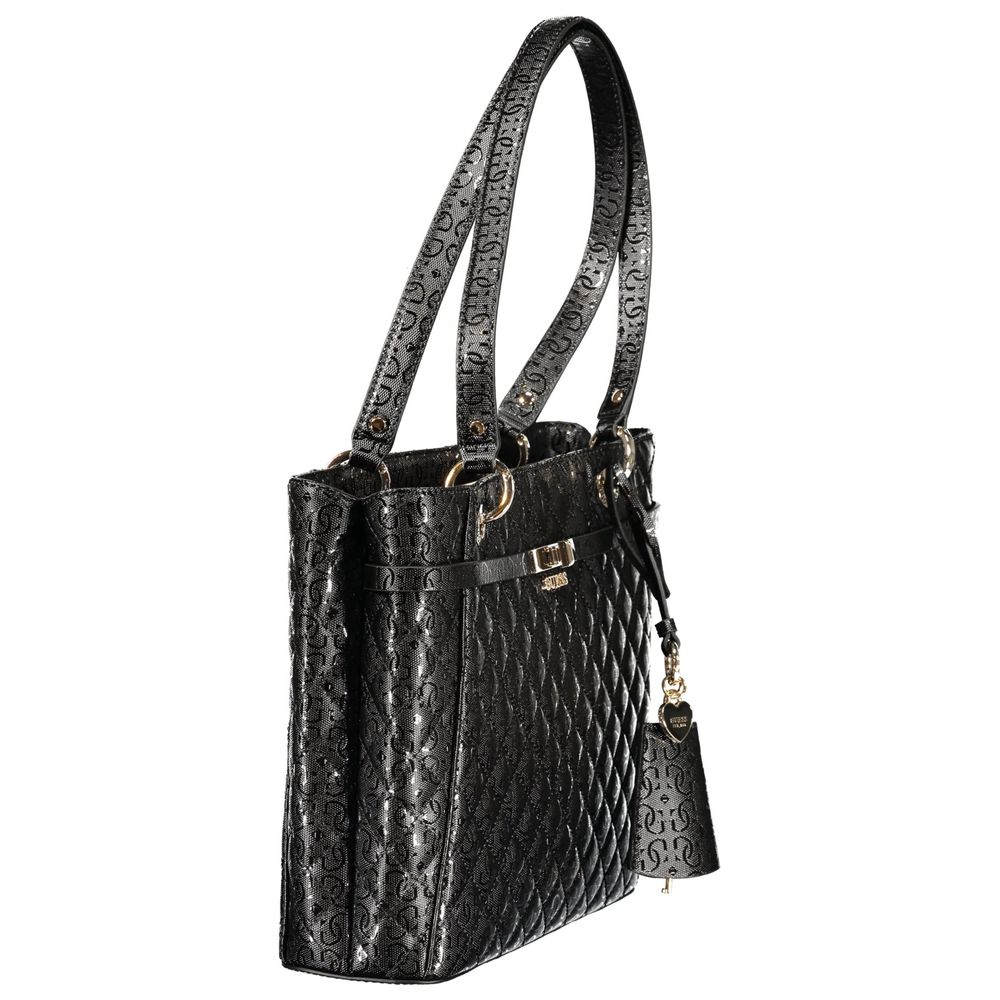 Guess Jeans Women's Black Polyurethane Handbag