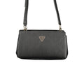 Women's Guess Jeans Black Polyurethane Shoulder Bag