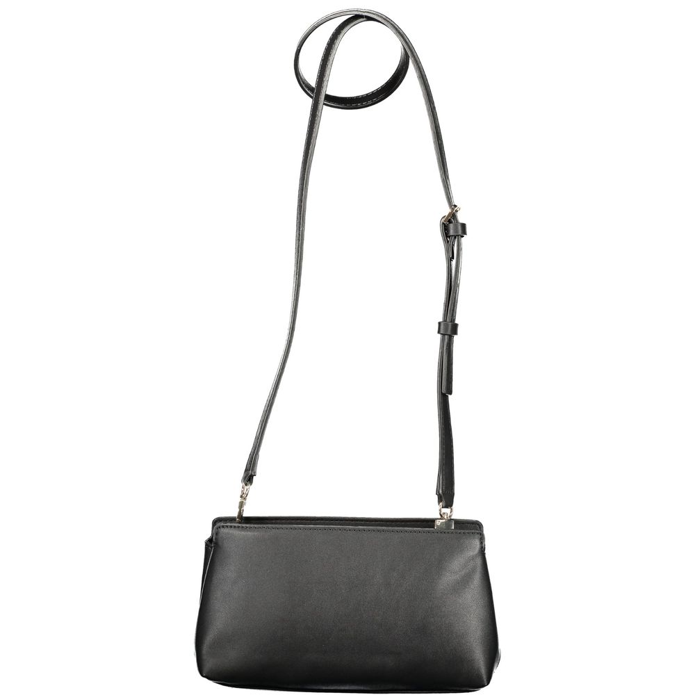 Women's Guess Jeans Black Polyurethane Shoulder Bag