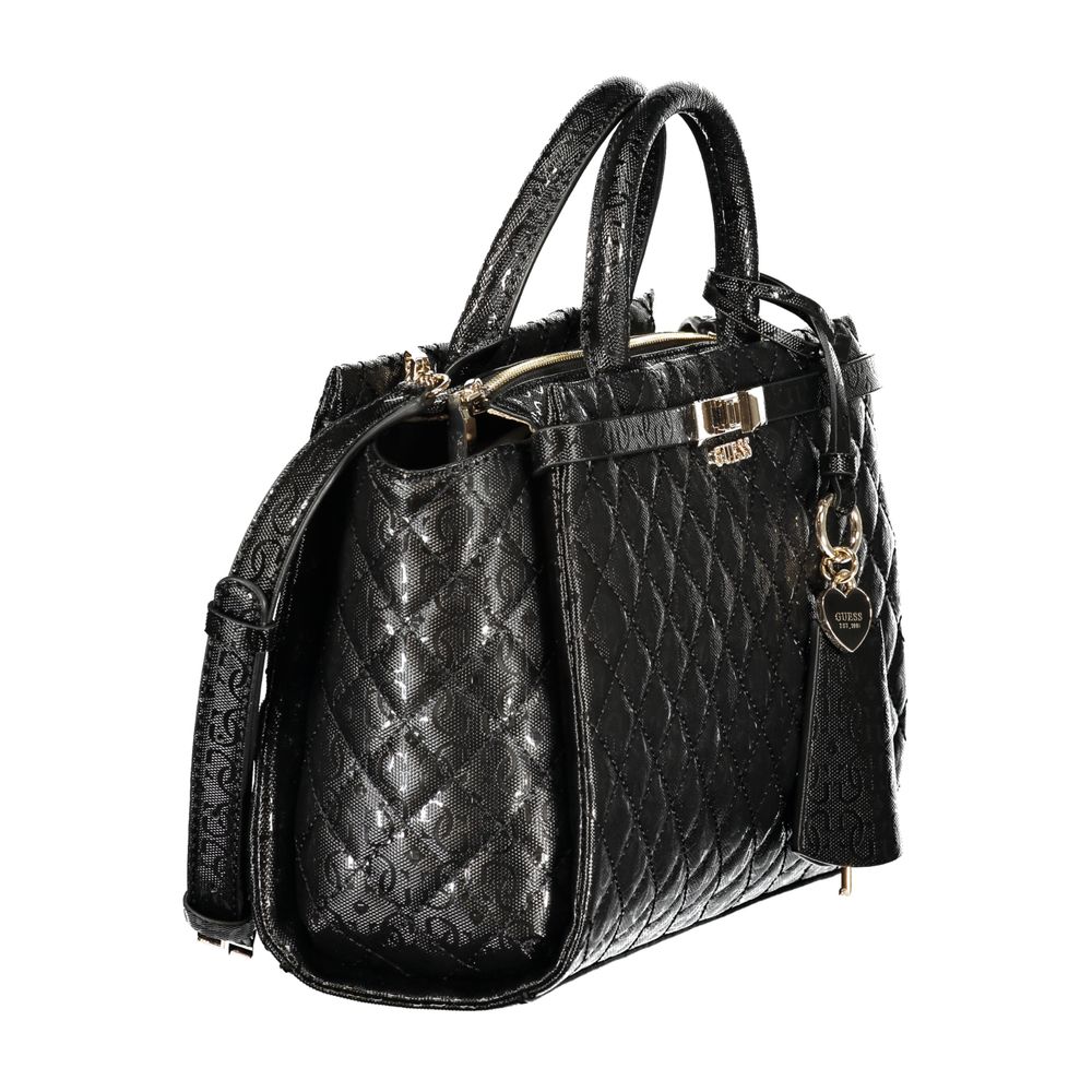 Guess Jeans Women's Black Polyurethane Handbag