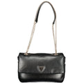 Guess Jeans Nero Poliuretano Handtasche für Damen