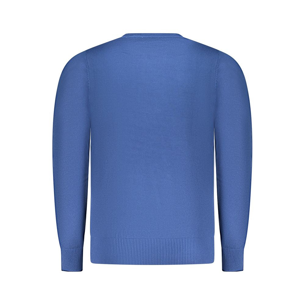 Coveri Moving Blauer Herrenpullover aus Viskose