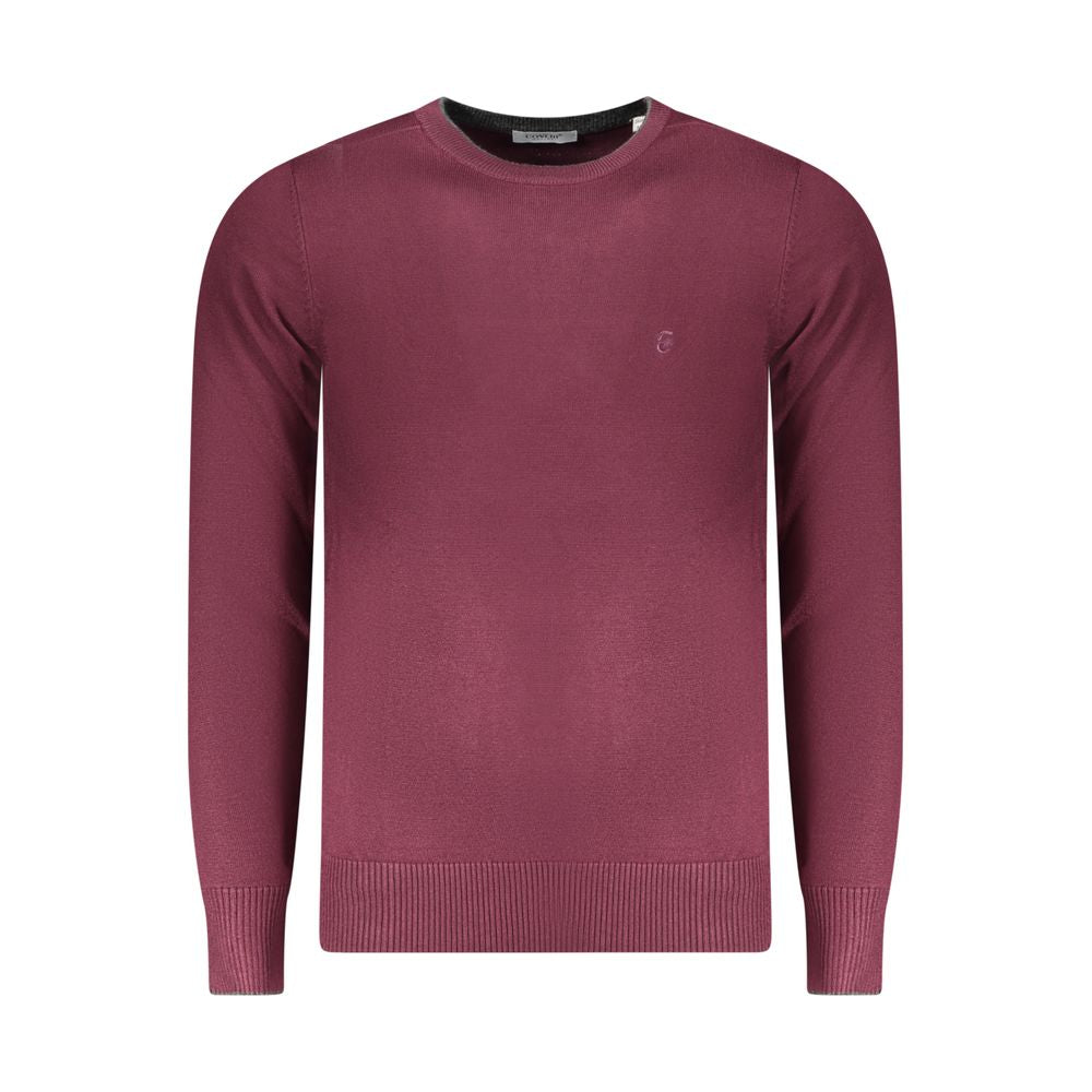 Coveri Moving Rosso Viskose Herrenpullover