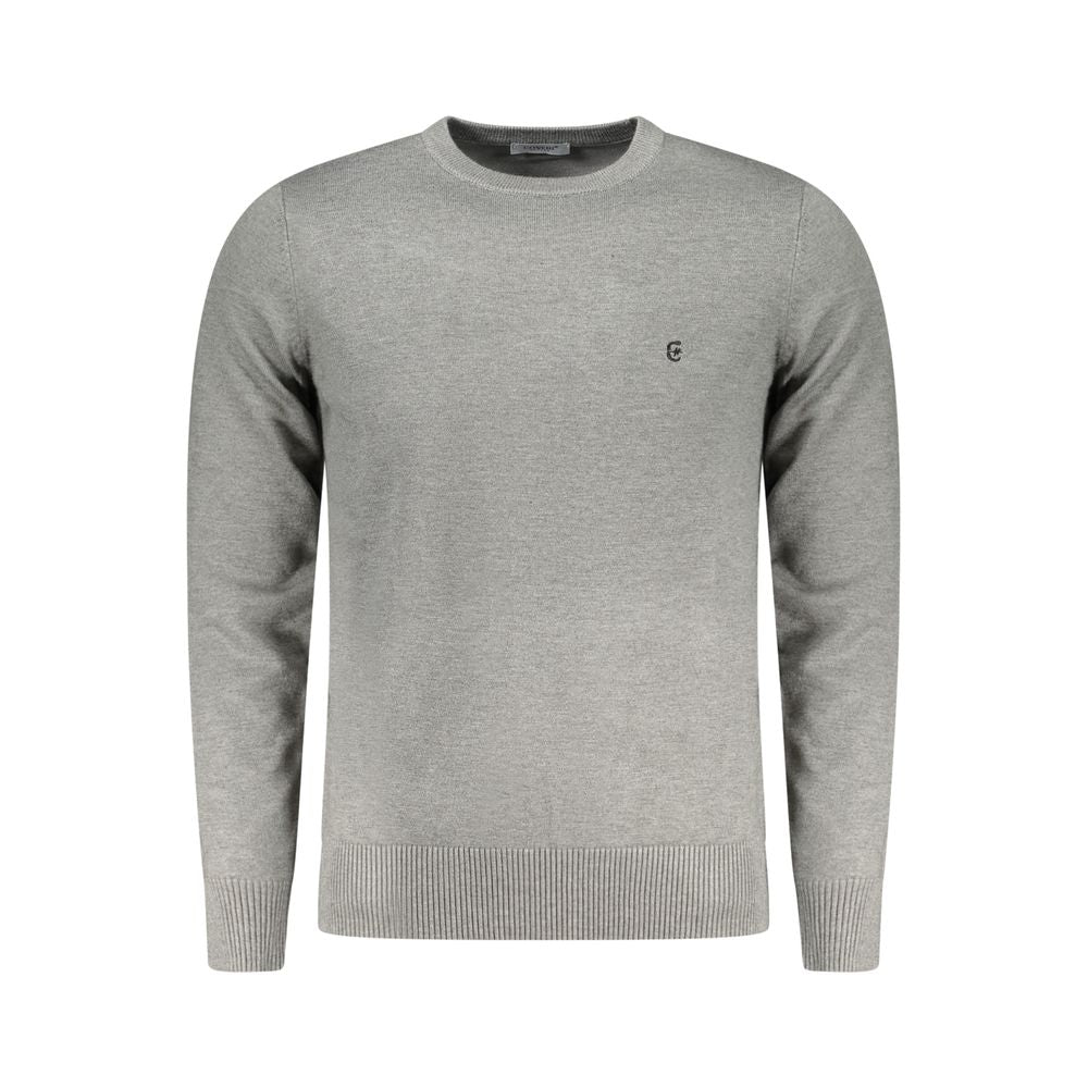 Coveri Moving Grey Viscose Men's Pullover