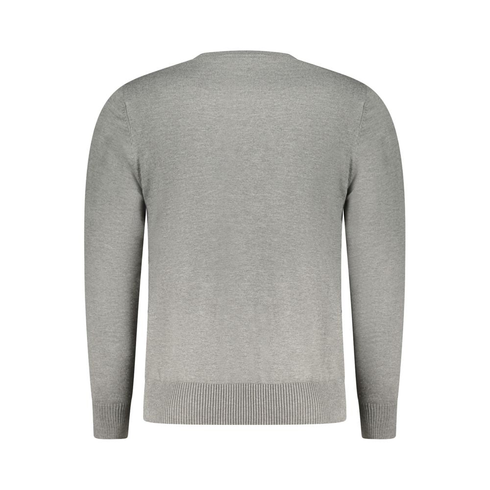 Coveri Moving Grey Viscose Men's Pullover