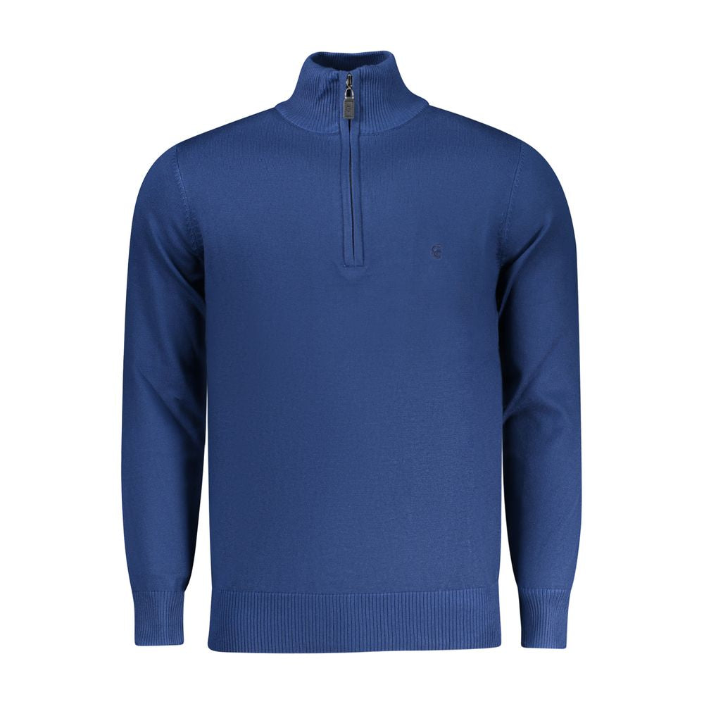 Coveri Moving Blauer Herrenpullover aus Viskose