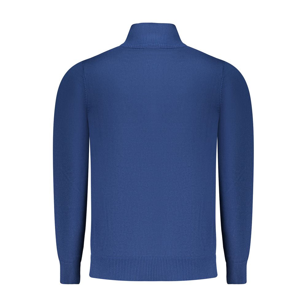 Coveri Moving Blauer Herrenpullover aus Viskose