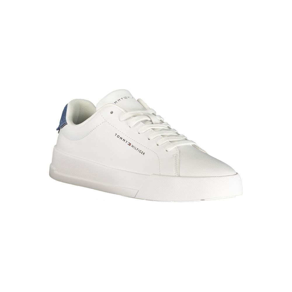 Tommy Hilfiger Men's White Polyurethane Sneaker