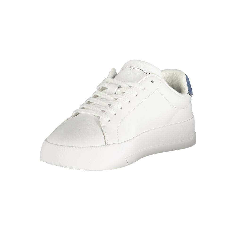 Tommy Hilfiger Men's White Polyurethane Sneaker