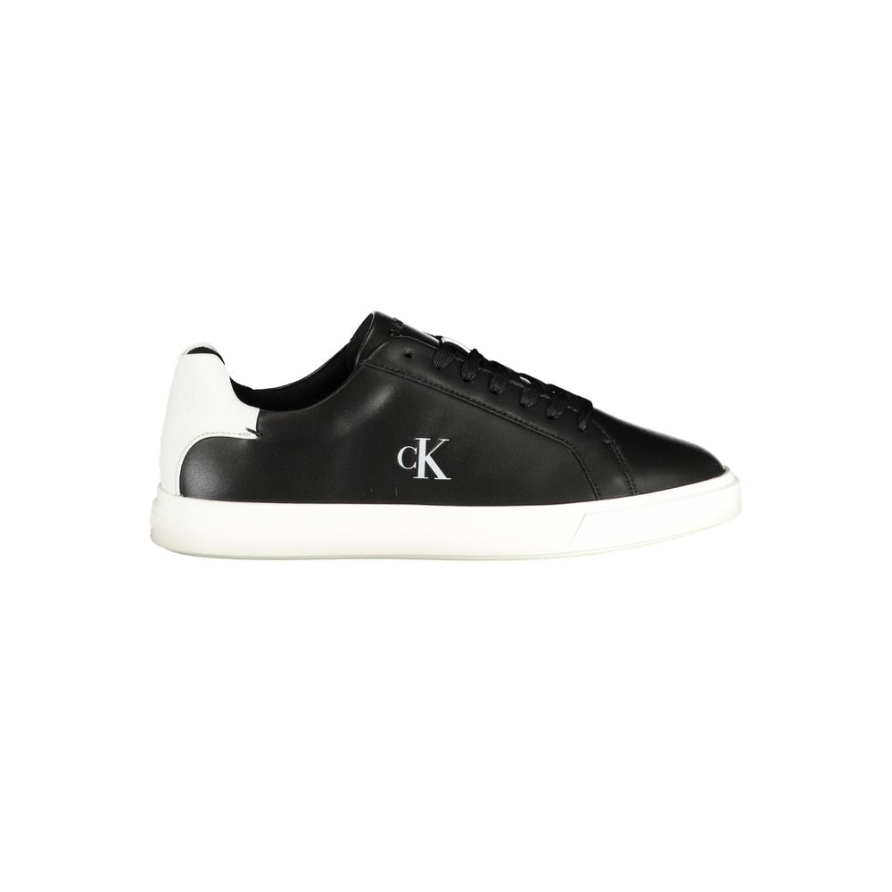 Calvin Klein Schwarzer Damen-Sneaker aus Polyurethan
