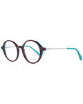 Emilio Pucci Burgunderfarbene Kunststoffbrille (Gestell)
