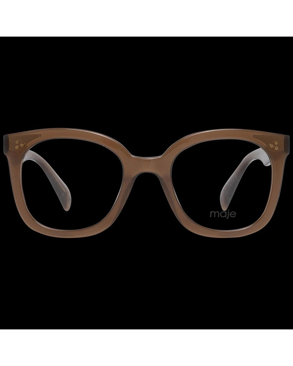 Maje Brown Plastic Glasses (Frame)