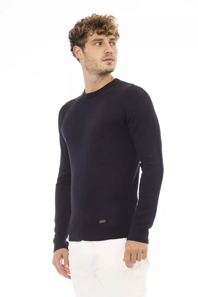 Baldinini Trend Blue Cashmere Sweater