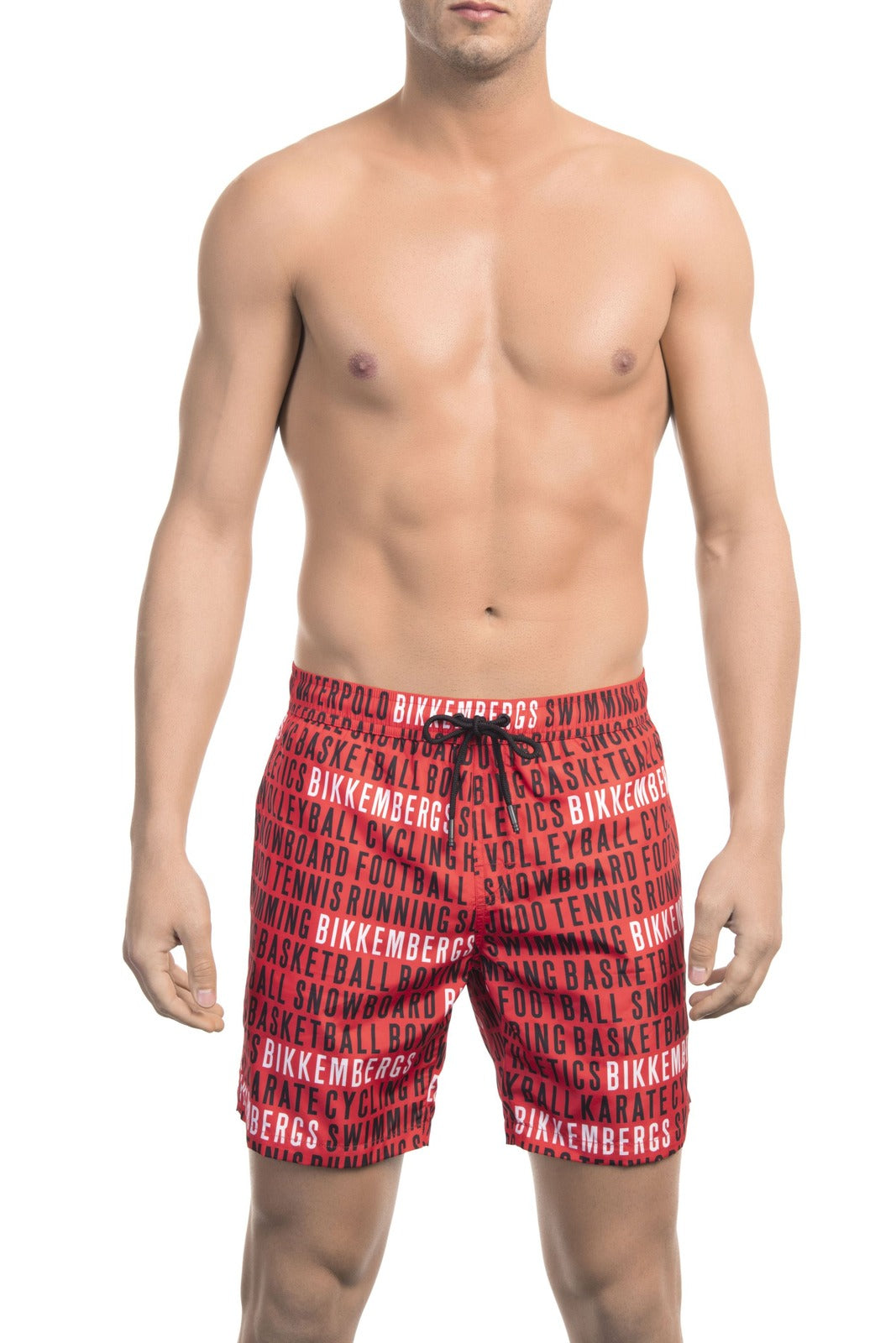 Bikkembergs Mehrfarbige Badeshorts aus Polyester