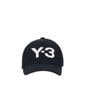 Y-3 Schwarze Baumwollkappe (Baseball Cap)