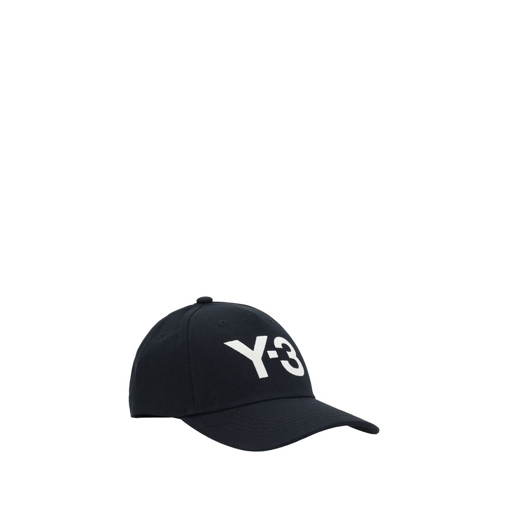 Y-3 Schwarze Baumwollkappe (Baseball Cap)