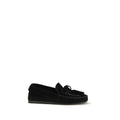 Isabel Marant Black Bos Taurus Calf Leather Slip-On Loafers