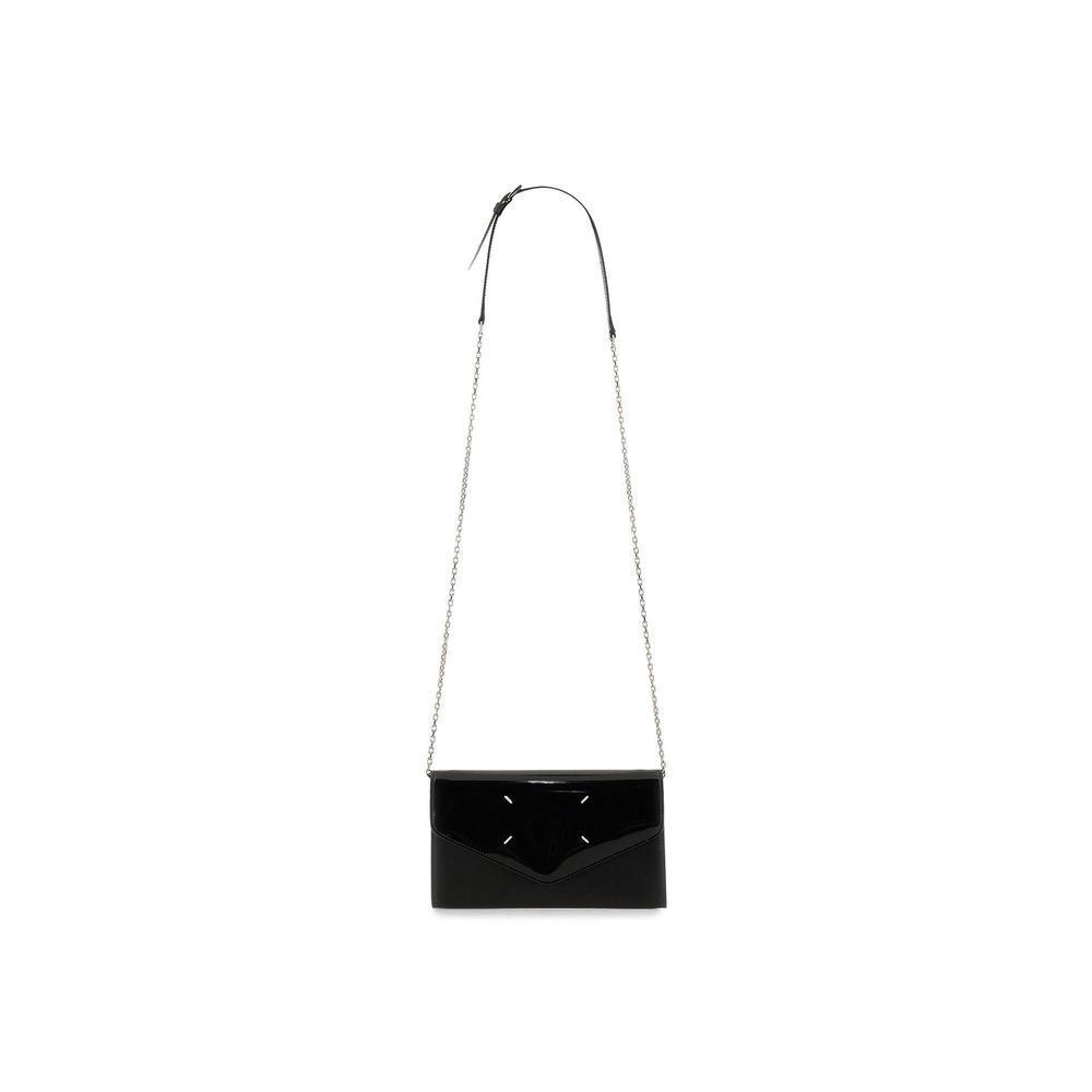 Maison Margiela Schwarzes Kalbsleder Portemonnaie
