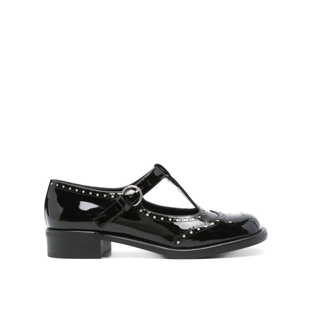 Miu Miu Black Calfskin Ballerinas