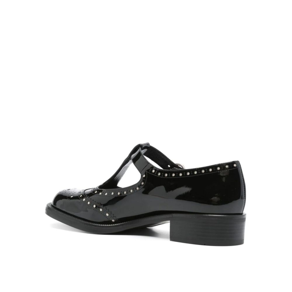 Miu Miu Black Calfskin Ballerinas