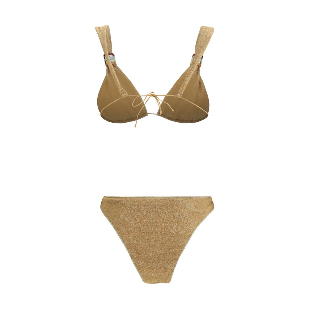 Oséree Gold Polyamid Bikini
