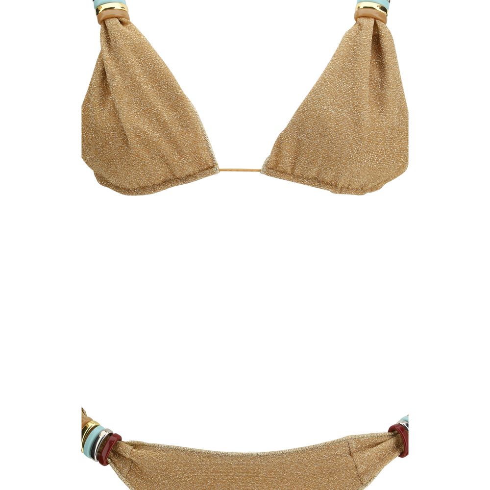 Oséree Gold Polyamid Bikini