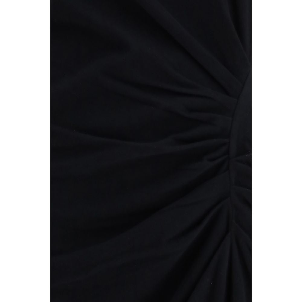 Isabel Marant Schwarzes Baumwoll-Freizeitkleid