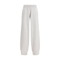 Fabiana Filippi Graue Freizeithose aus Fleece-Wolle