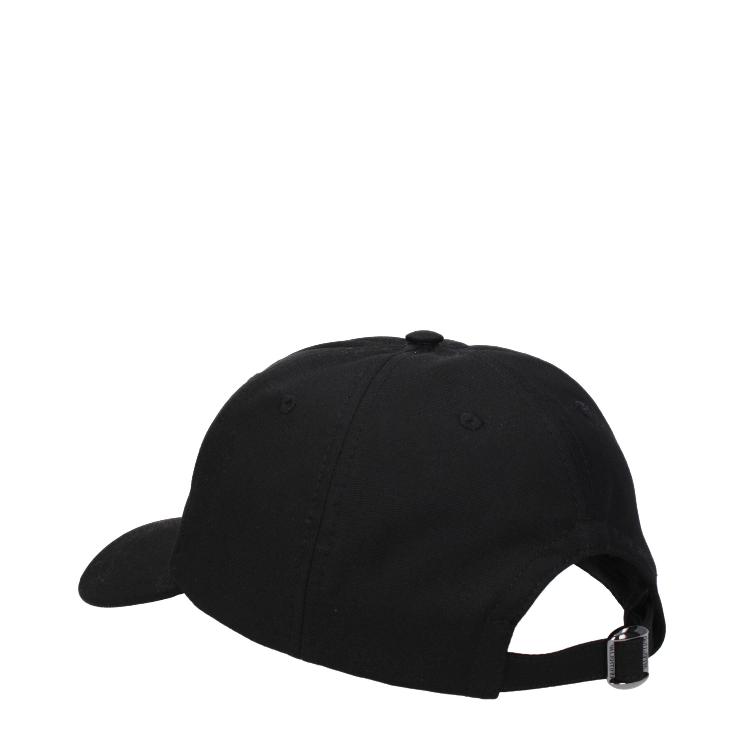 Valentino Garavani Schwarze Baumwollkappe (Baseball Cap)