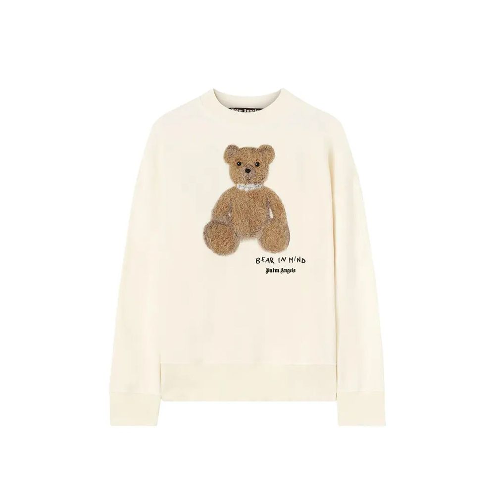 Palm Angels Weißes Baumwoll-Sweatshirt