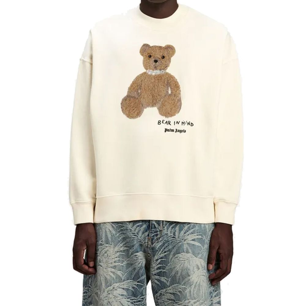 Palm Angels Weißes Baumwoll-Sweatshirt