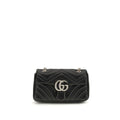 Gucci Schwarze Bos Taurus Kalbsleder Schultertasche