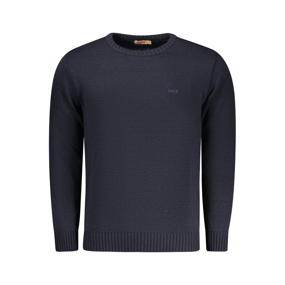Rifle Blauer Herrenpullover aus Acryl