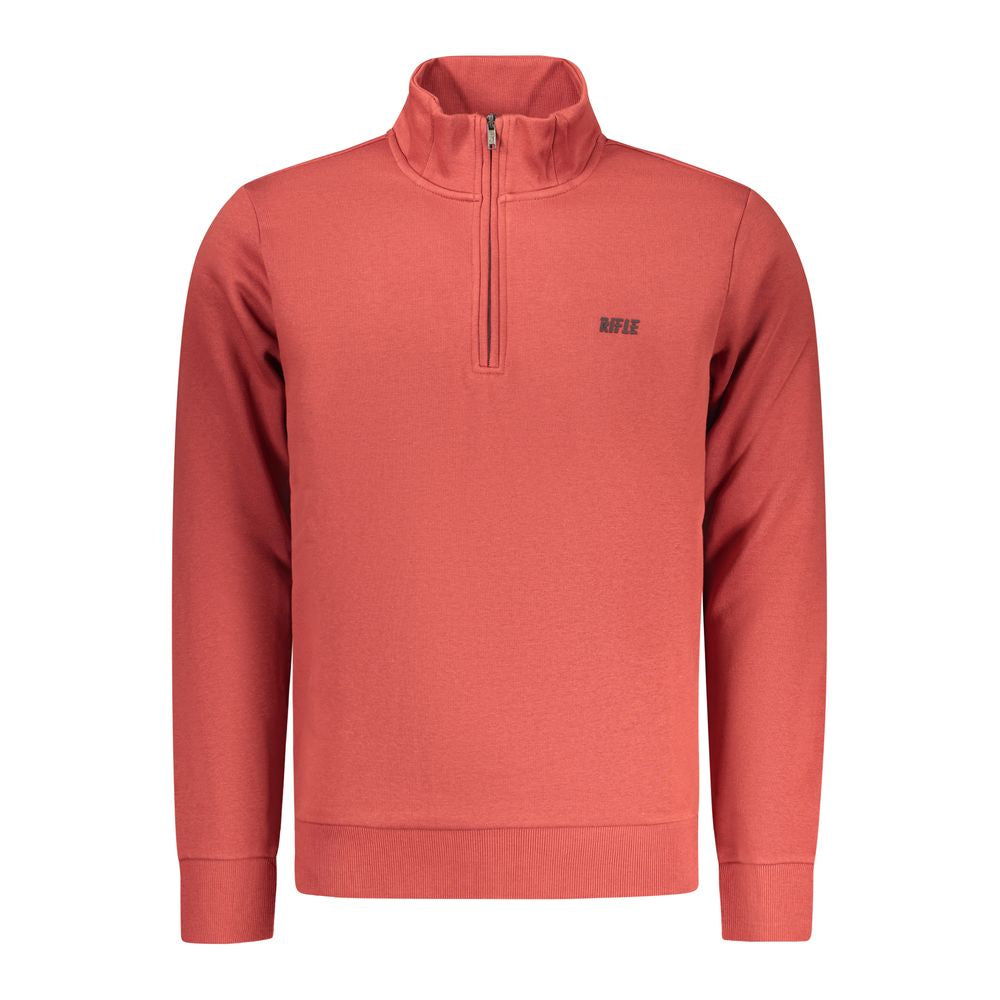 Rifle Rotes Baumwoll-Sweatshirt für Herren