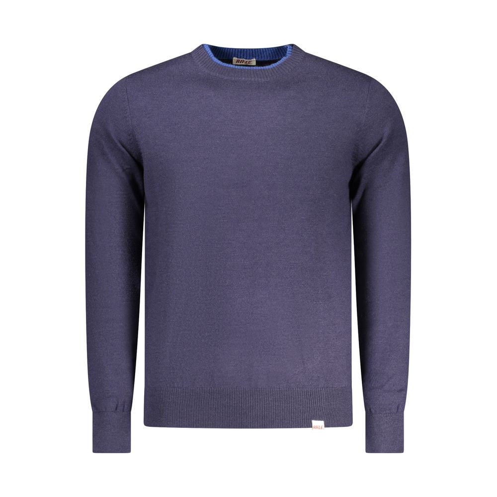 Rifle Blauer Herrenpullover aus Polyester