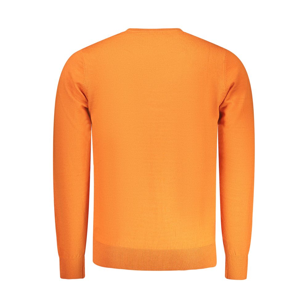 Rifle Men's Sweater in Orange Polyester