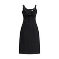 Magda Butrym Schwarzes Baumwollkleid für den Alltag