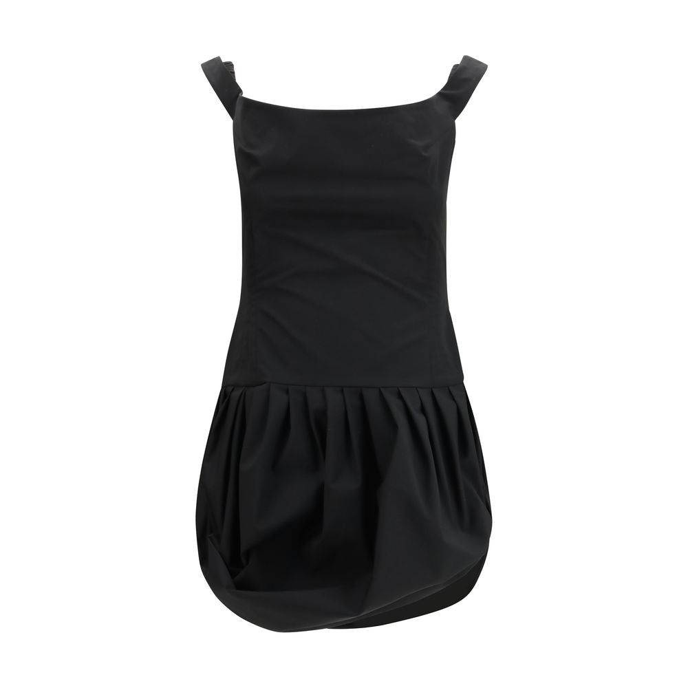 Magda Butrym Schwarzes Freizeitkleid aus Polyester