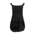 Magda Butrym Schwarzes Freizeitkleid aus Polyester