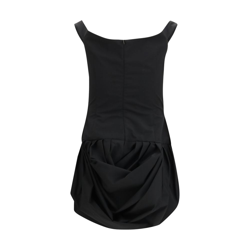 Magda Butrym Schwarzes Freizeitkleid aus Polyester