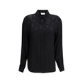 Alexander McQueen Schwarzes Hemd mit Viskose-Muster