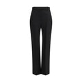 Alexander McQueen Black Cotton Tailored Trousers