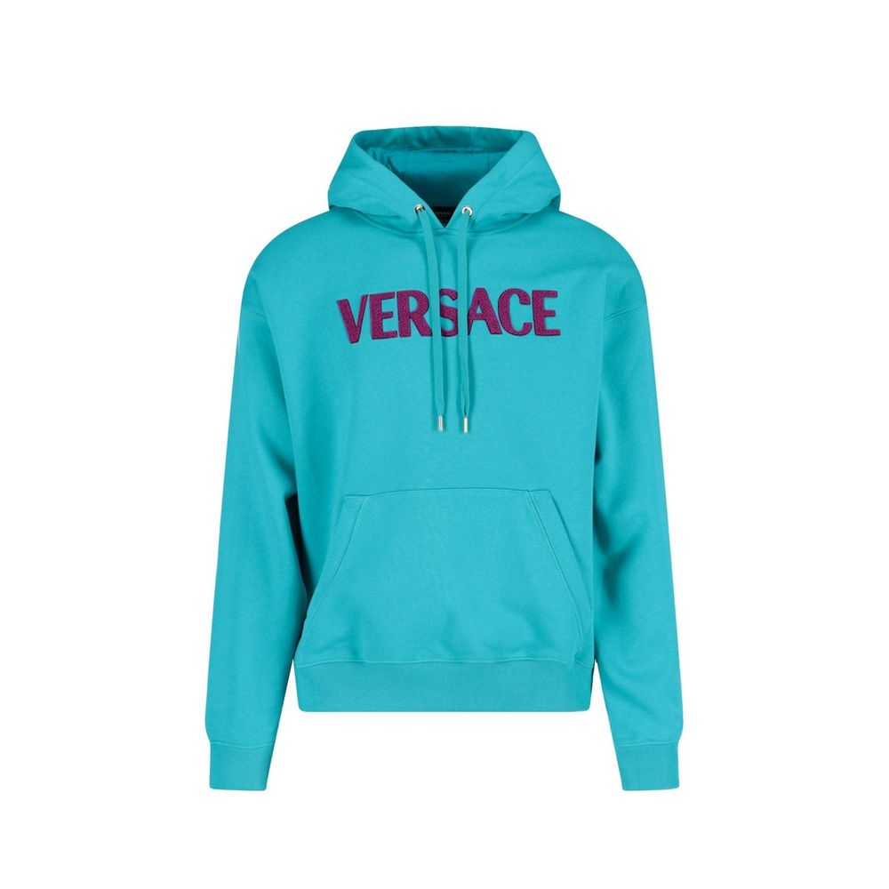 Versace Zweifarbiger Baumwoll-Sweatshirt