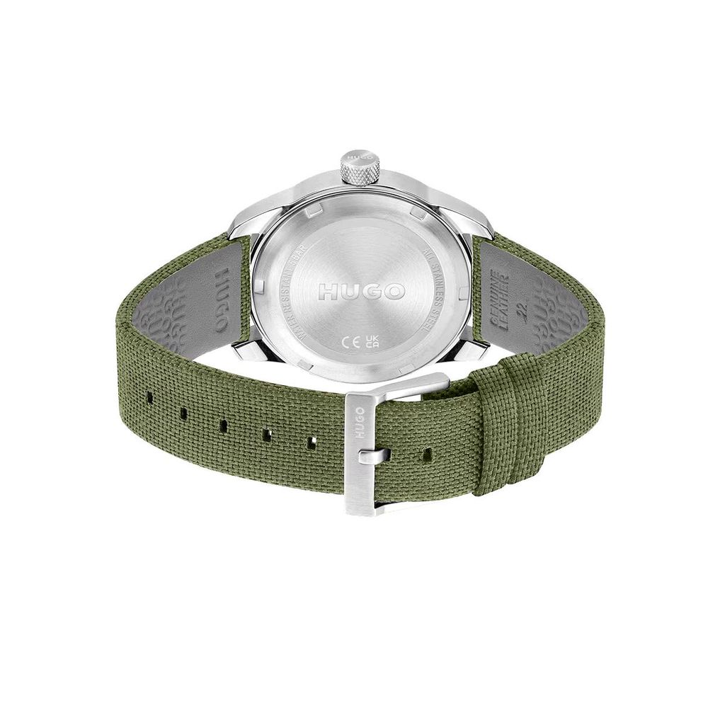 Hugo Boss Two-Tone Fabric Sports Watch